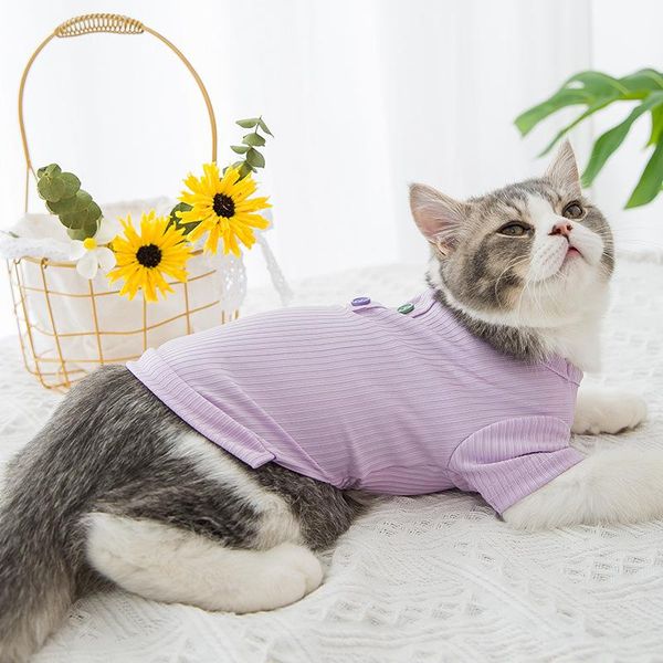 spring and summer pet clothes thin breathable t-shirt hairless cat small dog products costumes
spring and summer pet clothes thin breathable t-shirt hairless cat small dog products costumes