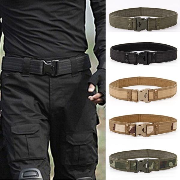 belts 2021 mens tactical belt military nylon outdoor multifunctional training waistband camouflage waist strap, Black;brown
belts 2021 mens tactical belt military nylon outdoor multifunctional training waistband camouflage waist strap, Black;brown