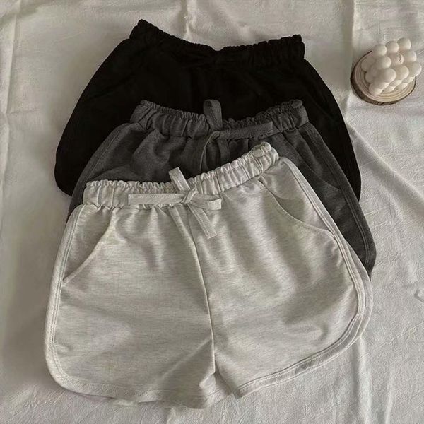 48 casual sports fashion drawstring women shorts elastic waist loose solid summer feminino, White;black
48 casual sports fashion drawstring women shorts elastic waist loose solid summer feminino, White;black