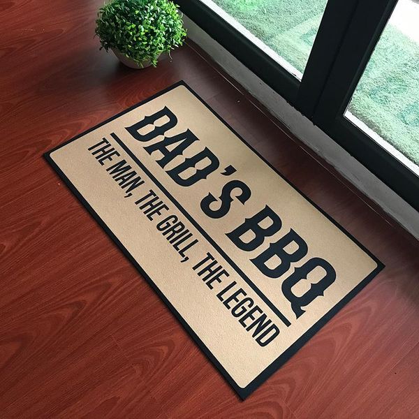 cushion/decorative pillow doormat dad's bbq the man grill legend entrance floor mat funny door decorative indoor outdoor
cushion/decorative pillow doormat dad's bbq the man grill legend entrance floor mat funny door decorative indoor outdoor