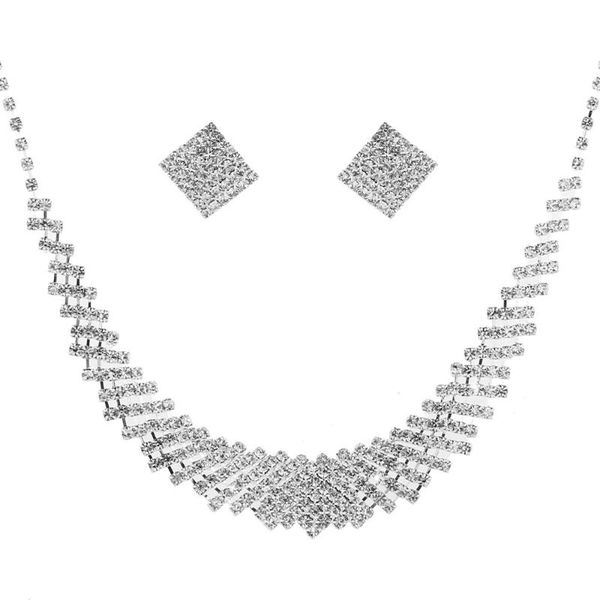 earrings & necklace gu191 luxury shiny crystal clavicle silver plated earring set wedding bridal fashion accessories
earrings & necklace gu191 luxury shiny crystal clavicle silver plated earring set wedding bridal fashion accessories