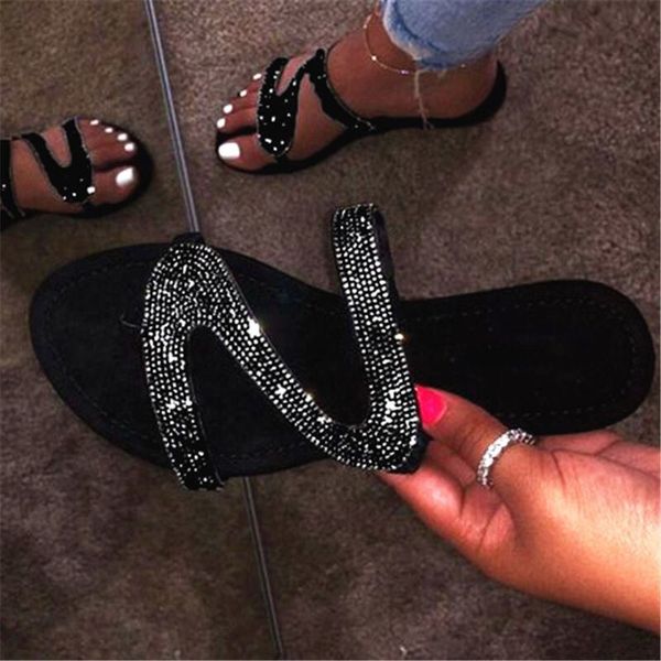 official website 70% off outlet new summer sxy rhinestone flat sandals and slippers ladies outdoor herringbone beach shoes women sale, Black
official website 70% off outlet new summer sxy rhinestone flat sandals and slippers ladies outdoor herringbone beach shoes women sale, Black