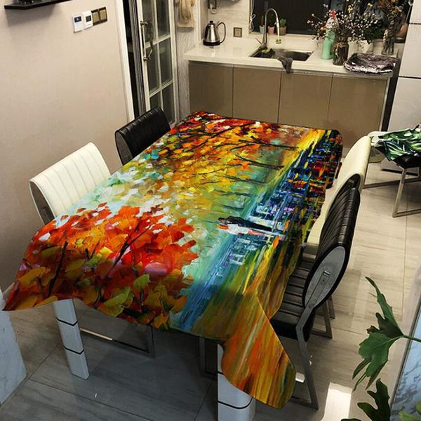 table cloth waterproof comfortable cover 3d creative colorful printing pattern polyester for home party wedding decor
table cloth waterproof comfortable cover 3d creative colorful printing pattern polyester for home party wedding decor