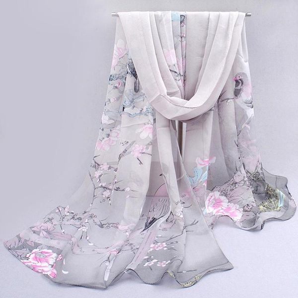scarves 2021 fashion, women's medium long chiffon soft scarf print flower with j1d6, Blue;gray
scarves 2021 fashion, women's medium long chiffon soft scarf print flower with j1d6, Blue;gray