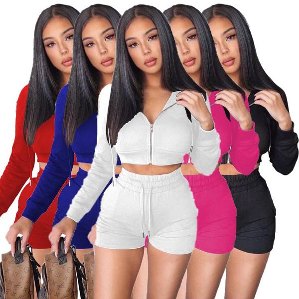women's two piece pants 2pcs/set fitness active playsuits women autumn tracksuit full sleeve zip hoodies jacket drawstring shorts sport, White
women's two piece pants 2pcs/set fitness active playsuits women autumn tracksuit full sleeve zip hoodies jacket drawstring shorts sport, White