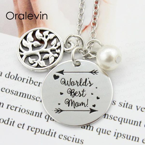 pendant necklaces wholesale world's mom charms necklace gift for mother's day jewelry #ln436, Silver
pendant necklaces wholesale world's mom charms necklace gift for mother's day jewelry #ln436, Silver