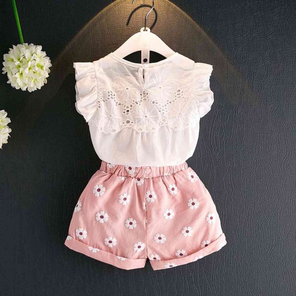 sweet flower flying sleeve girls clothes sets summer mesh cotton vest shorts pants casual toddler clohtes for 2 7, White
sweet flower flying sleeve girls clothes sets summer mesh cotton vest shorts pants casual toddler clohtes for 2 7, White