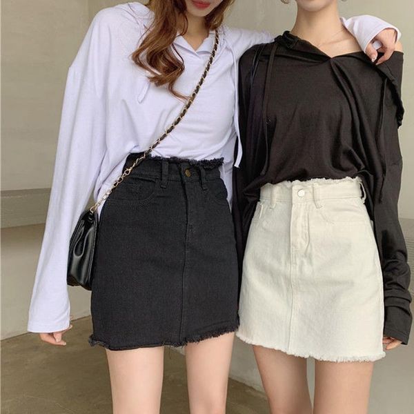 skirts high waist fringed denim skirt women korean style simple pure mini woman loose slim a-line summer 2021, Black
skirts high waist fringed denim skirt women korean style simple pure mini woman loose slim a-line summer 2021, Black