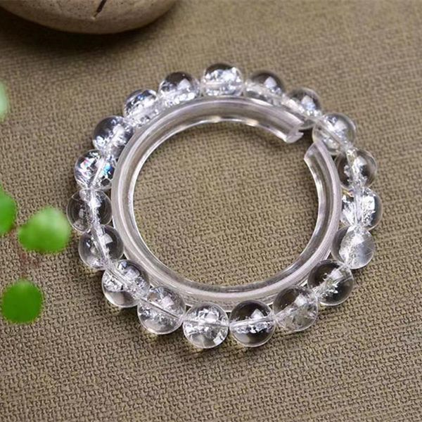 beaded, strands rainbow natural white cracked clear rock quartz bracelet round bead crystal healing stone women jewelry gift, Black
beaded, strands rainbow natural white cracked clear rock quartz bracelet round bead crystal healing stone women jewelry gift, Black
