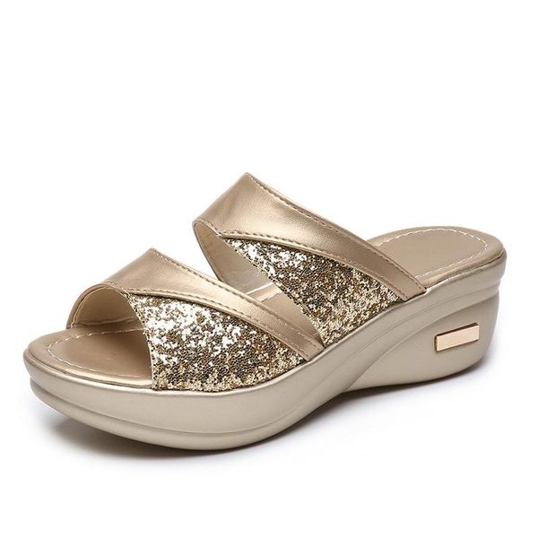 sandals 2021 summer bling slipper woman shoes ladies pu leather wedges flat female casual slingbacks comfortable platform, Black
sandals 2021 summer bling slipper woman shoes ladies pu leather wedges flat female casual slingbacks comfortable platform, Black