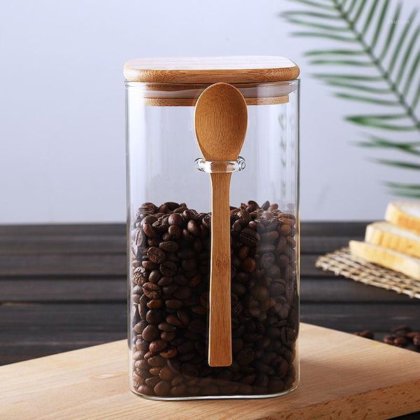 storage bottles & jars japanese-style large glass sealed jar with wooden spoon seasoning box coffee bean household milk powder tea jar.
storage bottles & jars japanese-style large glass sealed jar with wooden spoon seasoning box coffee bean household milk powder tea jar.