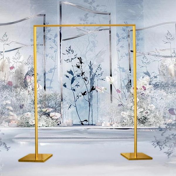 party decoration wedding props square metal arch shiny gold plated backdrop stand stage rectangular flower
party decoration wedding props square metal arch shiny gold plated backdrop stand stage rectangular flower