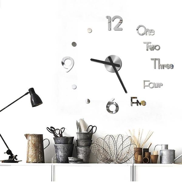 acrylic wall clock modern design diy removable 3d mirror sticker home living room bedroom decoration clocks
acrylic wall clock modern design diy removable 3d mirror sticker home living room bedroom decoration clocks
