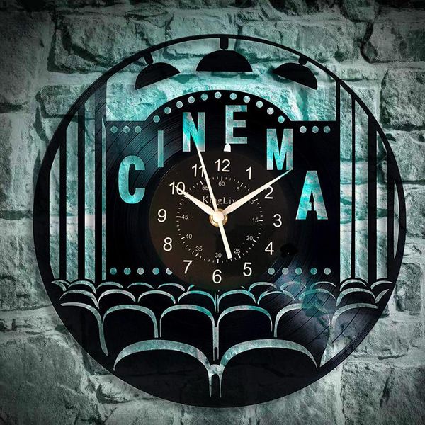 wall clock home cinema led record movie decor handmade black art gift for lover clocks
wall clock home cinema led record movie decor handmade black art gift for lover clocks