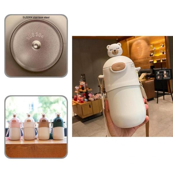 water bottles with lanyard 500ml cute portable sealed bear bottle silicone straw flask thermal for daily use
water bottles with lanyard 500ml cute portable sealed bear bottle silicone straw flask thermal for daily use