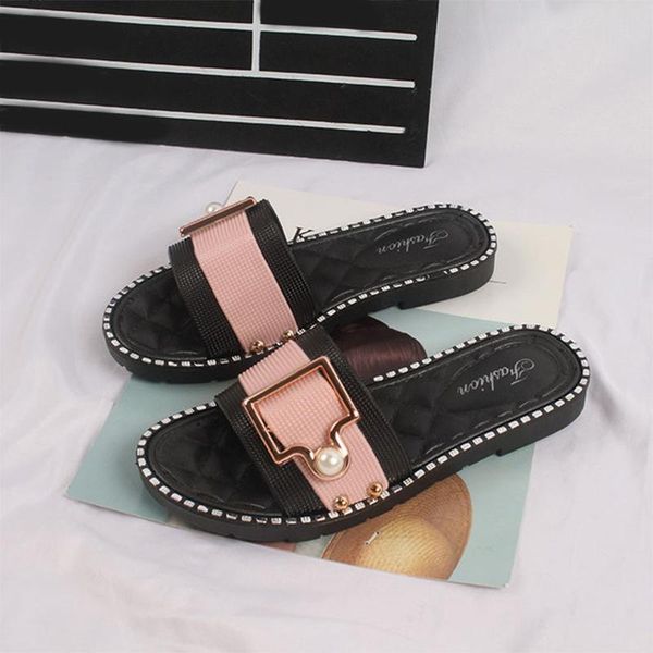 slippers women slides shoes summer beach pu pearl ladies flats crystal zapatos mujer 2021 fashion female comfort, Black
slippers women slides shoes summer beach pu pearl ladies flats crystal zapatos mujer 2021 fashion female comfort, Black