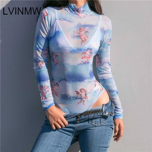 mesh transparent angel cupid printed bodysuits 2021 spring women long sleeve high neck elastic slim playsuits women's jumpsuits &, Black;white
mesh transparent angel cupid printed bodysuits 2021 spring women long sleeve high neck elastic slim playsuits women's jumpsuits &, Black;white