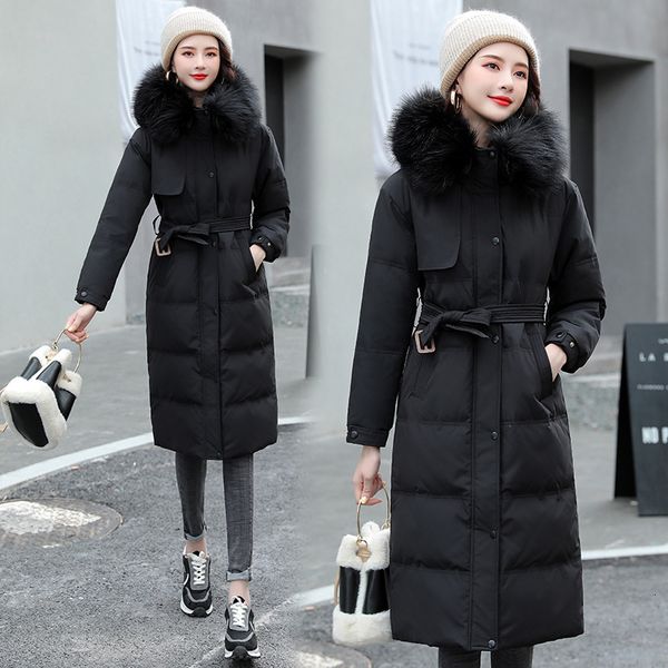 parkas abrigo mujer casual jacket winter clothes womenr long cotton women's hooded big fur collar korean waist slim coat c6jm, Black
parkas abrigo mujer casual jacket winter clothes womenr long cotton women's hooded big fur collar korean waist slim coat c6jm, Black