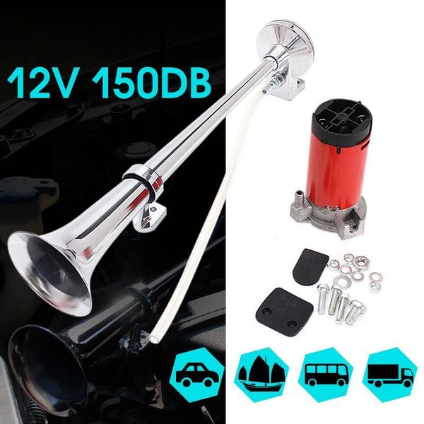other auto electronics 12v 150db super loud universal single trumpet kit air horn chrome compressor for car truck boat motorcycle
other auto electronics 12v 150db super loud universal single trumpet kit air horn chrome compressor for car truck boat motorcycle