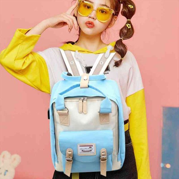 women backpack designer canvas donuts campus junior high school student teenagers bag large capacity rucksack
women backpack designer canvas donuts campus junior high school student teenagers bag large capacity rucksack