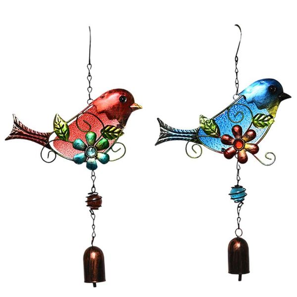 decorative objects & figurines 2pcs pastoral style wind chime bird shaped bells iron craft hanging pendant painted metallic glass (colorful)
decorative objects & figurines 2pcs pastoral style wind chime bird shaped bells iron craft hanging pendant painted metallic glass (colorful)