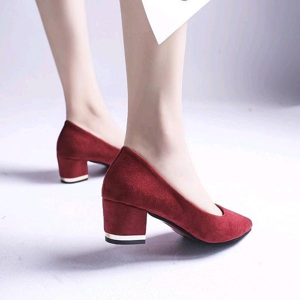 dress shoes pointed high heels square heel pumps women spring autumn woman fashion shallow office slip-on wedding ladies shoe, Black
dress shoes pointed high heels square heel pumps women spring autumn woman fashion shallow office slip-on wedding ladies shoe, Black