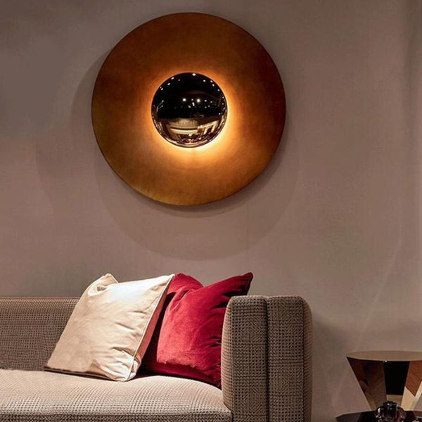 postmodern minimalist wall sconce lghts iron art round light living room bedroom bedside porch lamp for tv background
postmodern minimalist wall sconce lghts iron art round light living room bedroom bedside porch lamp for tv background
