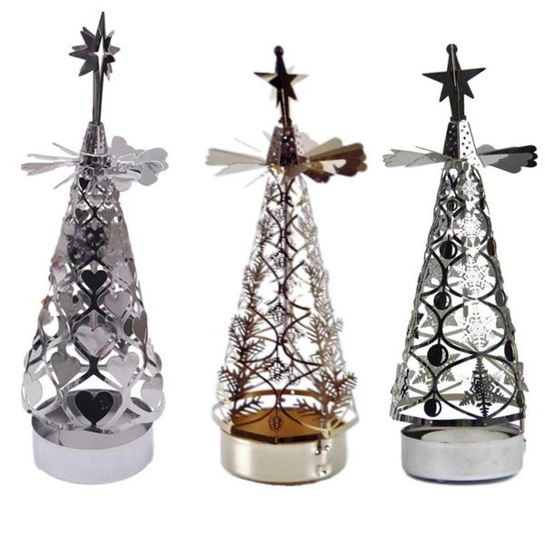 rotating candlestick christmas tree-shaped candle holder living room decor stand holders
rotating candlestick christmas tree-shaped candle holder living room decor stand holders