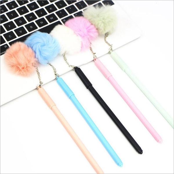 gel pens 1pcs pendant pen solid color plush ball shape office and school supplies five colors optional 0.5mm signature stationery
gel pens 1pcs pendant pen solid color plush ball shape office and school supplies five colors optional 0.5mm signature stationery