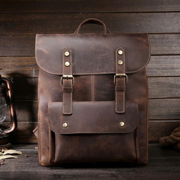 backpack genuine cow leather women travel original vintage daypack mens computer notebook school bag casual knapsack
backpack genuine cow leather women travel original vintage daypack mens computer notebook school bag casual knapsack