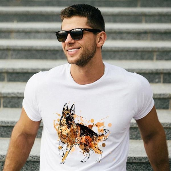 men's t-shirts german shepherd art dog t shirt tshirt tee summer fashion cool o neck short sleeve, White;black
men's t-shirts german shepherd art dog t shirt tshirt tee summer fashion cool o neck short sleeve, White;black