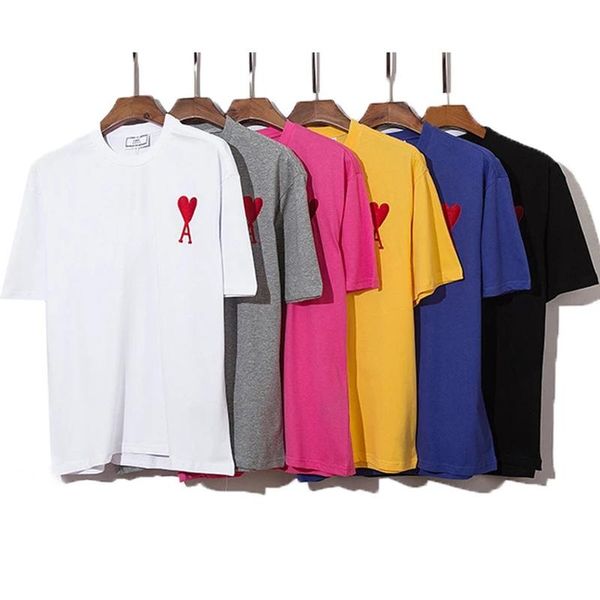 men's t-shirts ami men short sleeve t-shirt high-quality pure cotton embroidery love graphic t shirts couple casual loose streetwear su, White;black
men's t-shirts ami men short sleeve t-shirt high-quality pure cotton embroidery love graphic t shirts couple casual loose streetwear su, White;black