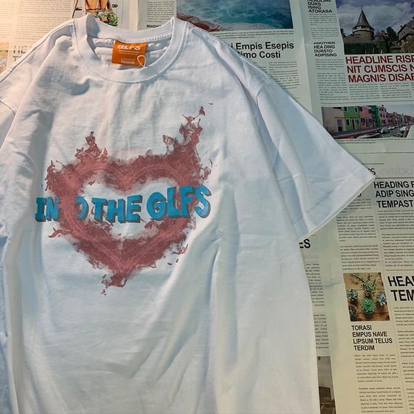 women's t-shirt 2021 ladies love print trend short sleeve mid-length couple loose oversized comfortable half japanese, White
women's t-shirt 2021 ladies love print trend short sleeve mid-length couple loose oversized comfortable half japanese, White