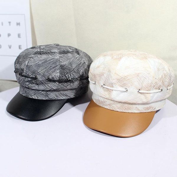 caps & hats spring autumn plaid beret for women french berets fashion female sequins with adjustable rope, Yellow
caps & hats spring autumn plaid beret for women french berets fashion female sequins with adjustable rope, Yellow