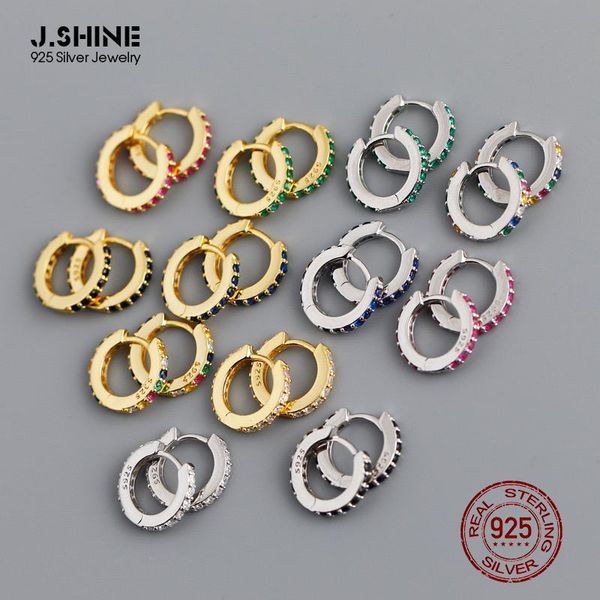 hoop & huggie jshine classic genuine s925 sterling silver round zircon earrings 7mm cz inlaid circle ear buckles fine jewelry, Golden;silver
hoop & huggie jshine classic genuine s925 sterling silver round zircon earrings 7mm cz inlaid circle ear buckles fine jewelry, Golden;silver
