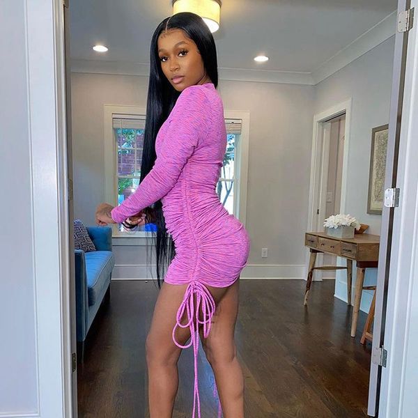 casual dresses wjfzqm ruched bodycon bandage dress women drawstring long sleeve pleated zippers mini party solid basic skinny, Black;gray
casual dresses wjfzqm ruched bodycon bandage dress women drawstring long sleeve pleated zippers mini party solid basic skinny, Black;gray