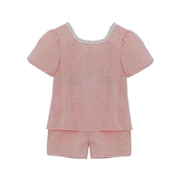 clothing sets girls summer round neck solid color pleated short sleeve + shorts two-piece set toddler girl clothes kids, White
clothing sets girls summer round neck solid color pleated short sleeve + shorts two-piece set toddler girl clothes kids, White