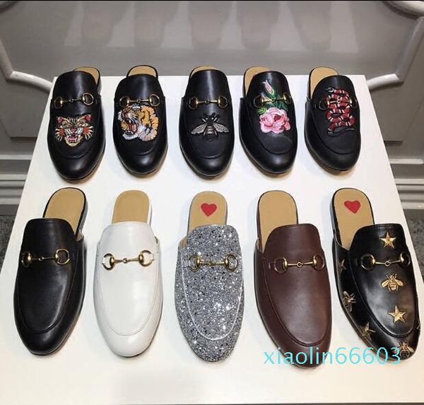men luxury leather loafers muller designer slipper mens shoes with buckle fashion men princetown slippers brown casual mules, Black
men luxury leather loafers muller designer slipper mens shoes with buckle fashion men princetown slippers brown casual mules, Black