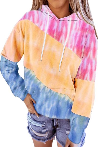 pink colorblock drawstring hoodie sweatshirts women autumn spring pullover long sleeve plus size s-2xl outerwear women's hoodies &, Black
pink colorblock drawstring hoodie sweatshirts women autumn spring pullover long sleeve plus size s-2xl outerwear women's hoodies &, Black