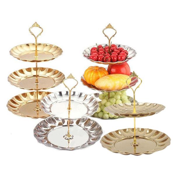 kitchen storage & organization novel fruit plates stand pastry tray candy dishes cake desserts 2/3 layer stainless steel party home decorati
kitchen storage & organization novel fruit plates stand pastry tray candy dishes cake desserts 2/3 layer stainless steel party home decorati