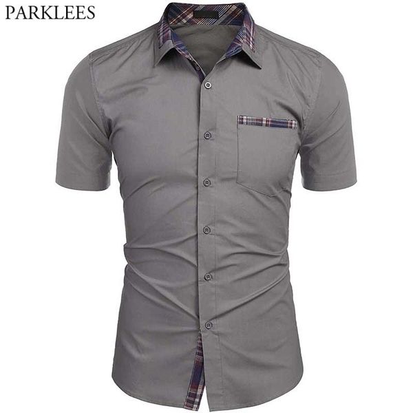 gray mens dress shirts fashion plaid collar patchwork shirt men business formal cotton shirt male casual button up chemise homme 210522, White;black
gray mens dress shirts fashion plaid collar patchwork shirt men business formal cotton shirt male casual button up chemise homme 210522, White;black