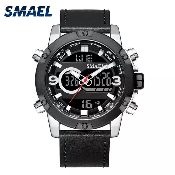 wristwatches smeal fashion watches men waterproof dual time quartz sport wrist watch man month-day alarm clock sl-1320, Slivery;brown
wristwatches smeal fashion watches men waterproof dual time quartz sport wrist watch man month-day alarm clock sl-1320, Slivery;brown