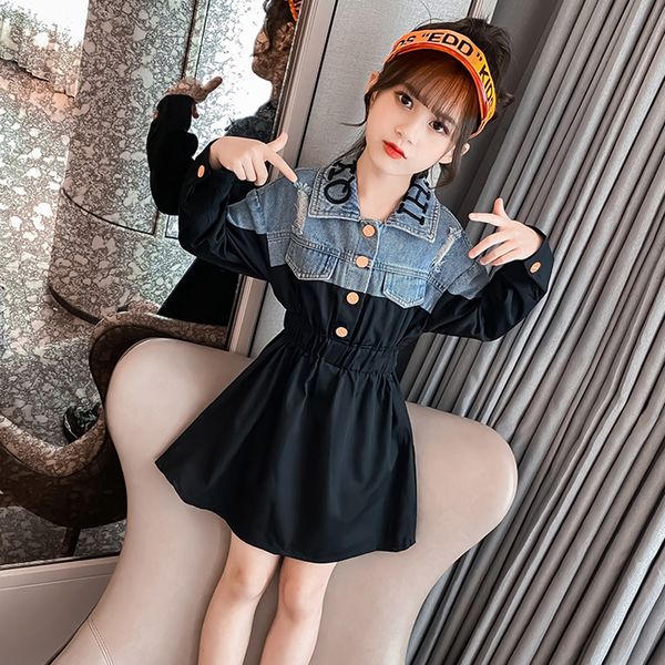 dress for girl patchwork girls denim dresses letter pattern child dress srping autumn casual style girls clothing, Red;yellow
dress for girl patchwork girls denim dresses letter pattern child dress srping autumn casual style girls clothing, Red;yellow
