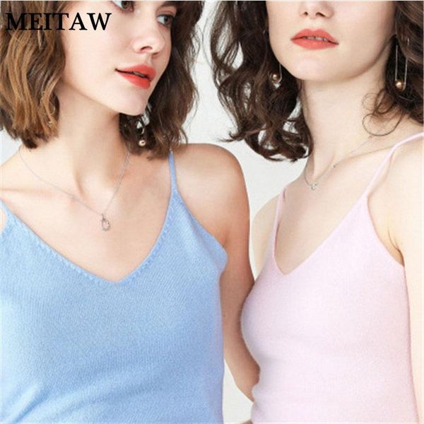 women's vests summer women v-neck slim sleeveless short casual tank solid sweater female korean style knitted streetwear, Black;white
women's vests summer women v-neck slim sleeveless short casual tank solid sweater female korean style knitted streetwear, Black;white