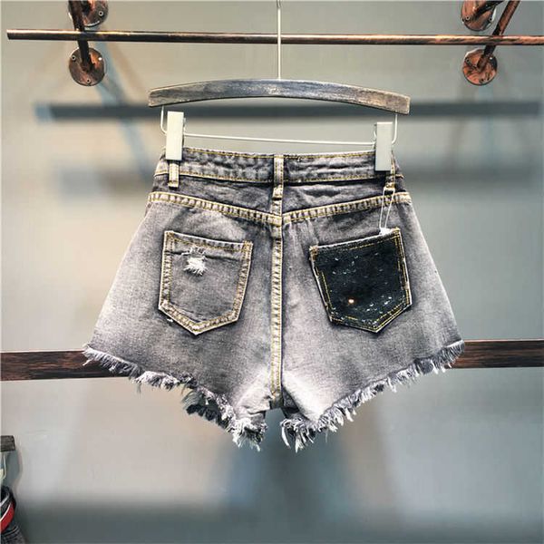 summer fashion casual korean high waist short pants loose wide leg plus size vintage women's jean denim shorts female 210616, White;black
summer fashion casual korean high waist short pants loose wide leg plus size vintage women's jean denim shorts female 210616, White;black
