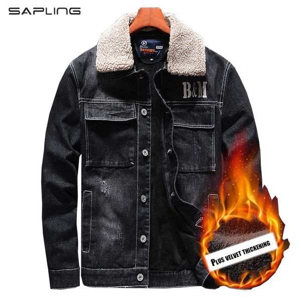 men's jackets winter warm denim coats fleece lined thick thermal jeans windbreaker with fur collar cowboy men outerwear, Black;brown
men's jackets winter warm denim coats fleece lined thick thermal jeans windbreaker with fur collar cowboy men outerwear, Black;brown