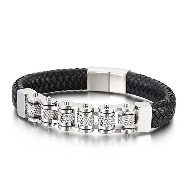 tennis haolynjoy bicycle chain bracelet men's woven leather wrapped charm fashion 21.5cm jewelry, Golden;silver
tennis haolynjoy bicycle chain bracelet men's woven leather wrapped charm fashion 21.5cm jewelry, Golden;silver