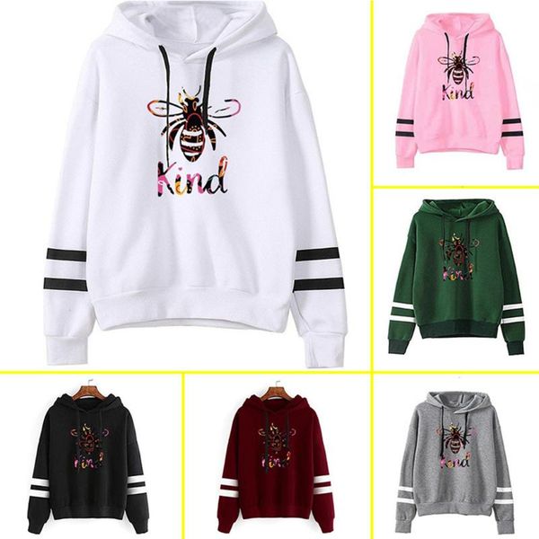 women's hoodies & sweatshirts hoodie autumn casual round neck plus size long sleeve cute bee print loose pullover blusas mujer de moda, Black
women's hoodies & sweatshirts hoodie autumn casual round neck plus size long sleeve cute bee print loose pullover blusas mujer de moda, Black