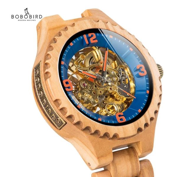 wristwatches automatic machinery watches bobo bird wood waterproof men's luxury design accept customized bamboo gift box, Slivery;brown
wristwatches automatic machinery watches bobo bird wood waterproof men's luxury design accept customized bamboo gift box, Slivery;brown