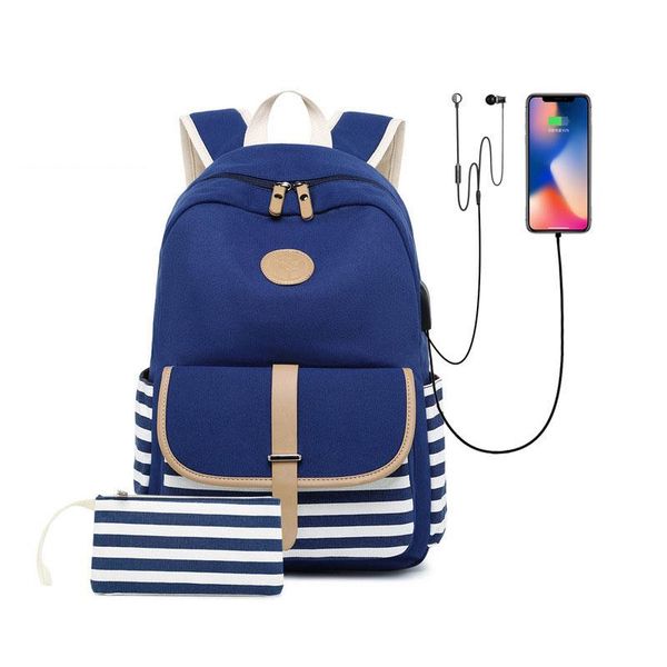 backpack women usb charging lapfor teenage girls school bag fashion stripe female travel backpacks
backpack women usb charging lapfor teenage girls school bag fashion stripe female travel backpacks